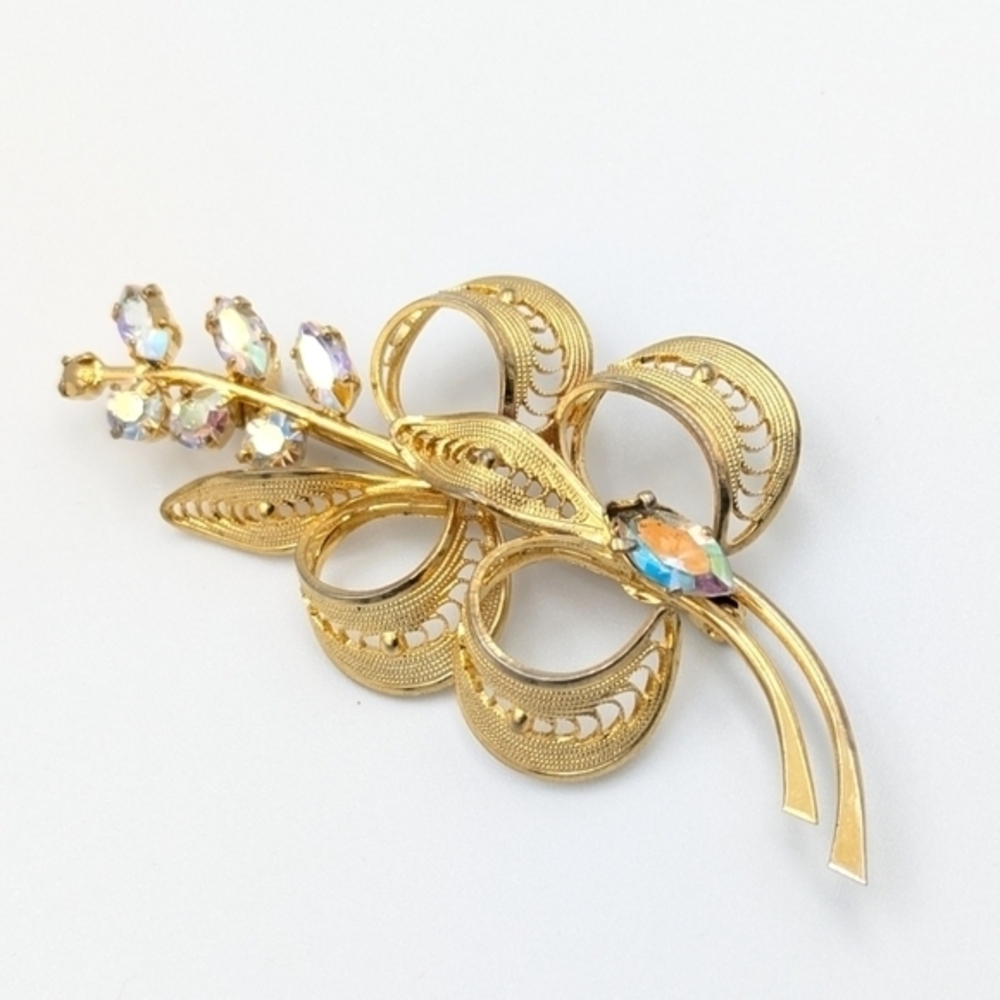 Vintage signed Continental AB brooch pin